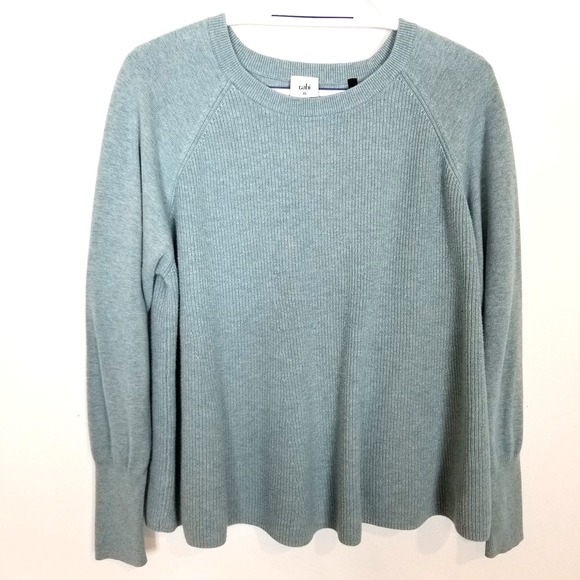 CABI Style #5133 Women Blue Swing Sweater Pullover Sz XL Blue Cotton Blend - Picture 1 of 8